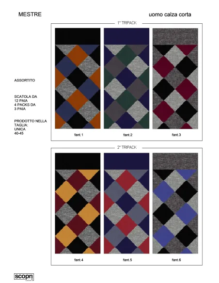 Calcetin Cro Fantasia Suave Mestre